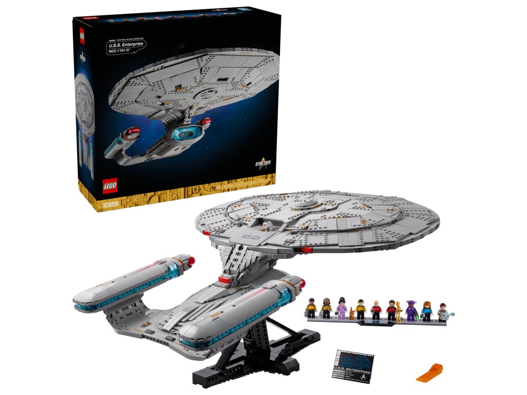 10356 LEGO ICONS Звездный путь: USS Энтерпрайз D 10356 LEGO ICONS Звездный путь: USS Энтерпрайз D