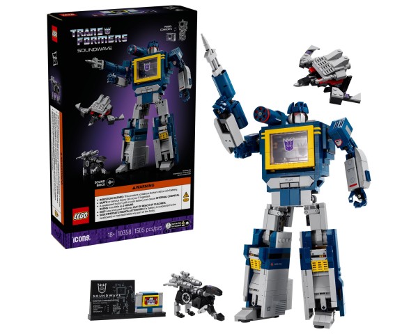 10358 LEGO ICONS Трансформеры: Саундвейв