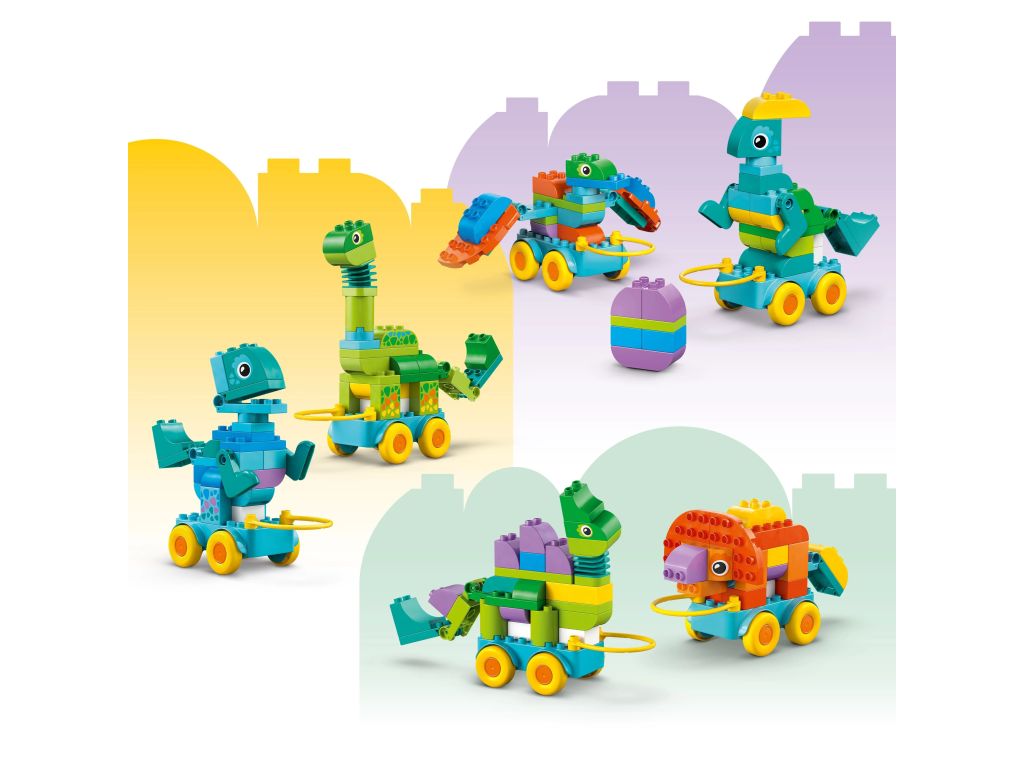 10451 LEGO Duplo Динозавры на колесах 3в1