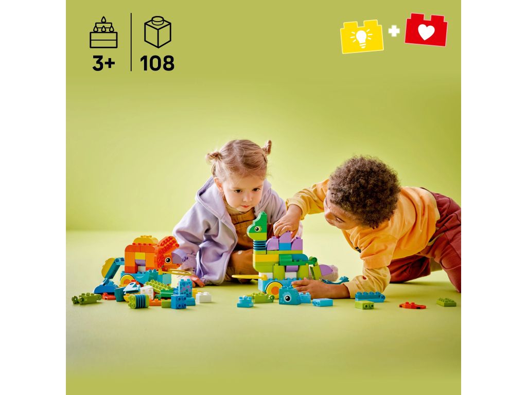 10451 LEGO Duplo Динозавры на колесах 3в1