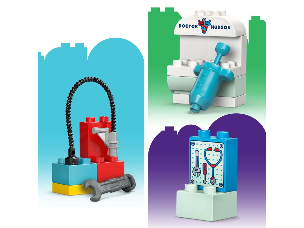 10456 LEGO Duplo Визит МакКвина в гараж Дока