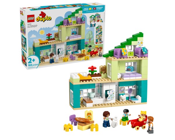 10470 LEGO Duplo Современный семейный дом 3 в 1