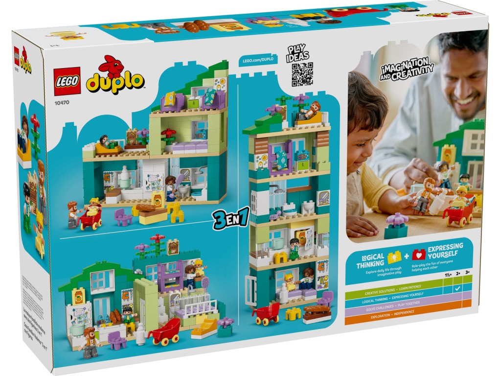 10470 LEGO Duplo Современный семейный дом 3 в 1