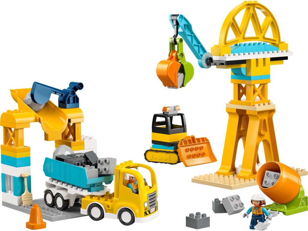 10476 LEGO Duplo Строительная площадка с автомобилями 3 в 1