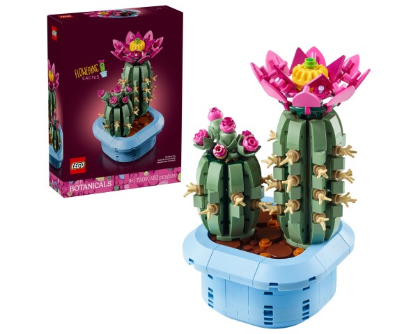 11509 LEGO Botanicals Цветущий кактус в горшке