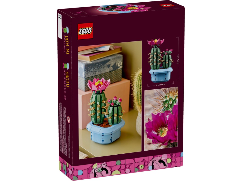 11509 LEGO Botanicals Цветущий кактус в горшке