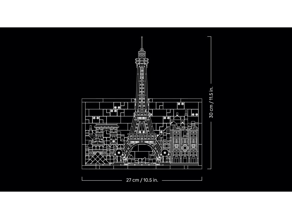 21064 LEGO Architecture Париж – Город Любви