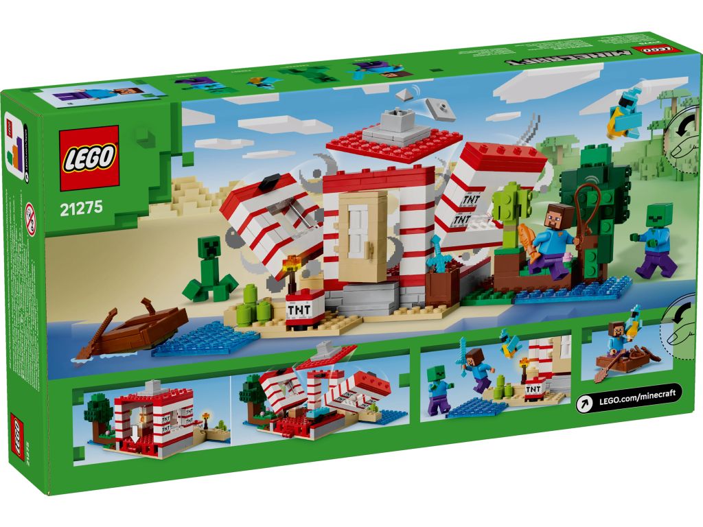 21275 LEGO Minecraft Дом в джунглях из TNT