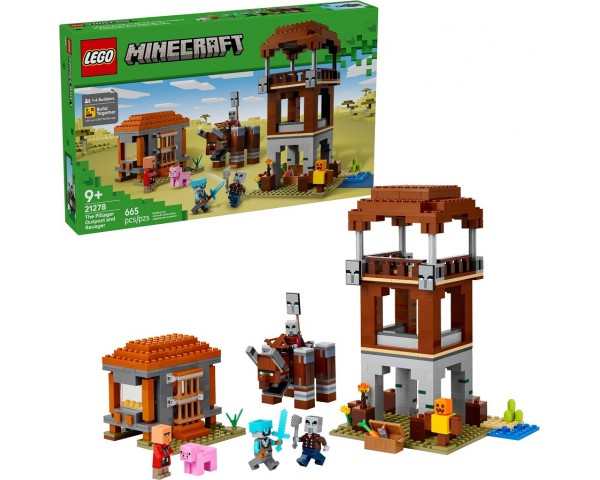 21278 LEGO Minecraft Застава разбойников и разоритель