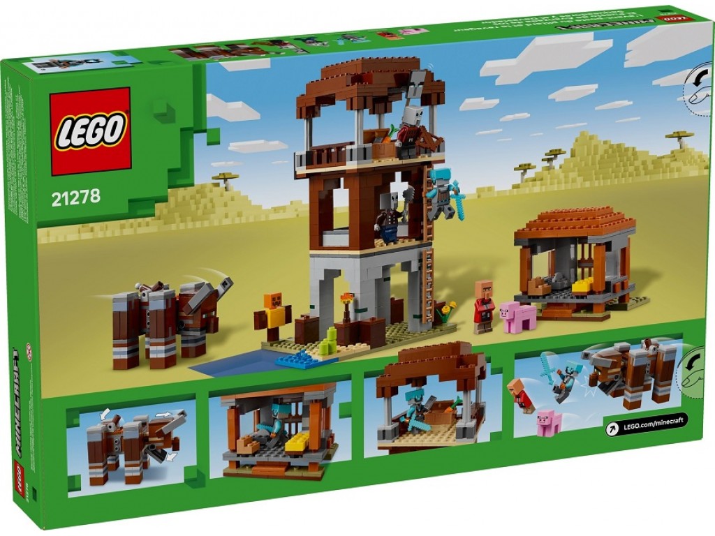21278 LEGO Minecraft Застава разбойников и разоритель