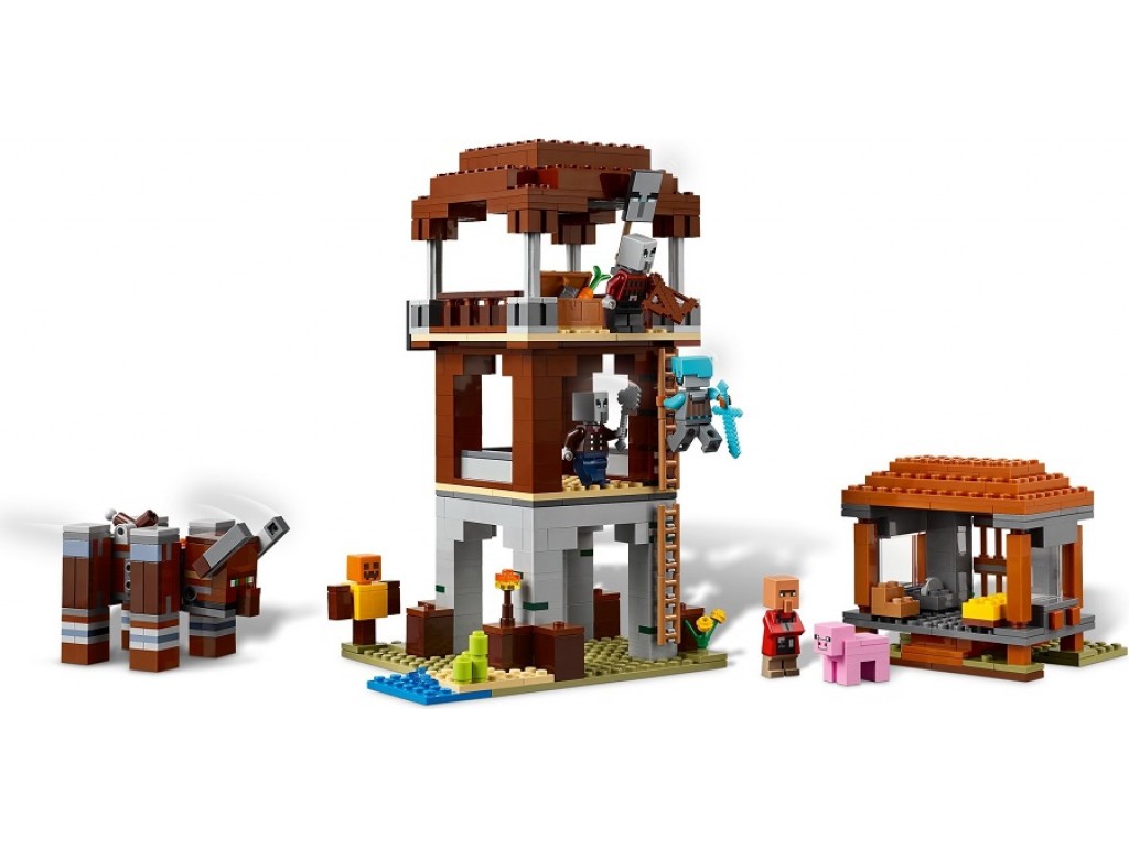 21278 LEGO Minecraft Застава разбойников и разоритель