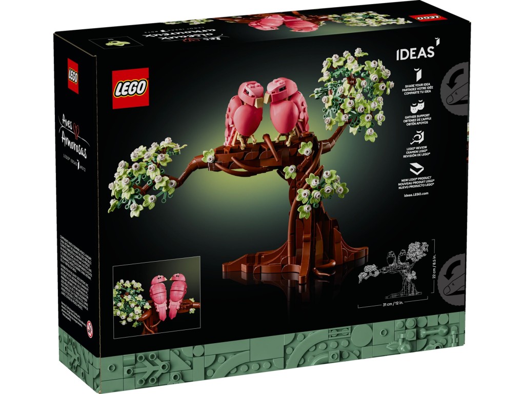 21365 LEGO Ideas Неразлучные попугаи