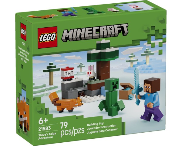 21583 LEGO Minecraft Приключения Стива в тайге