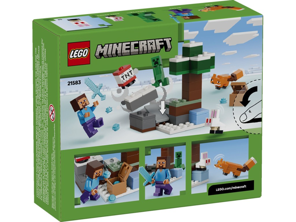 21583 LEGO Minecraft Приключения Стива в тайге