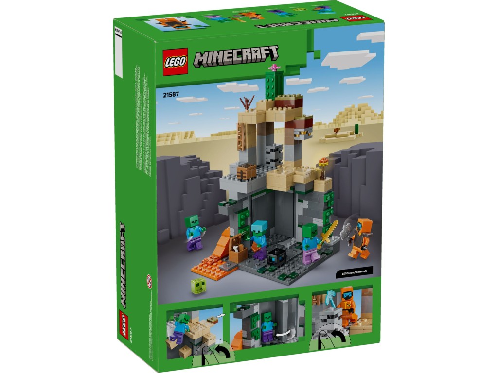 21587 LEGO Minecraft Подземелье зомби 21587 LEGO Minecraft Подземелье зомби
