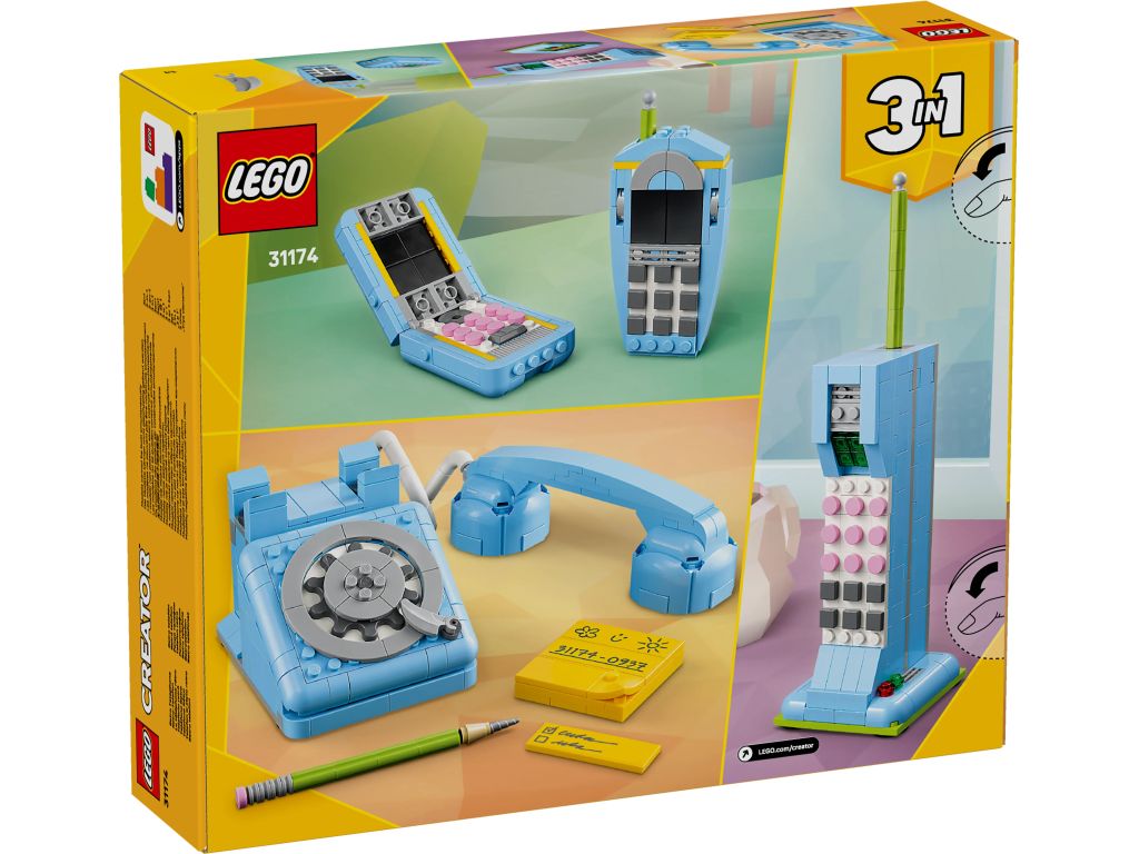 31174 LEGO Creator Ретро телефон 3 в 1