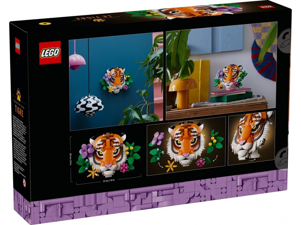31217 Lego Art Тигр — коллекция «Фауна»