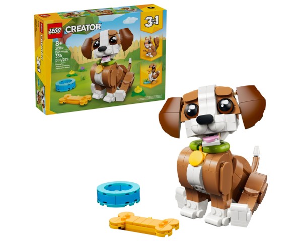 31382 LEGO Creator Милые животные: игривый щенок 3 в 1