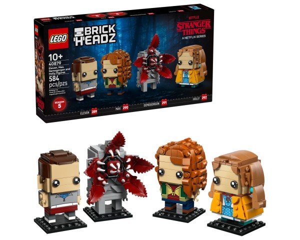40879 LEGO BrickHeadz Очень странные дела: Одиннадцать, Макс, Демогоргон и Холли