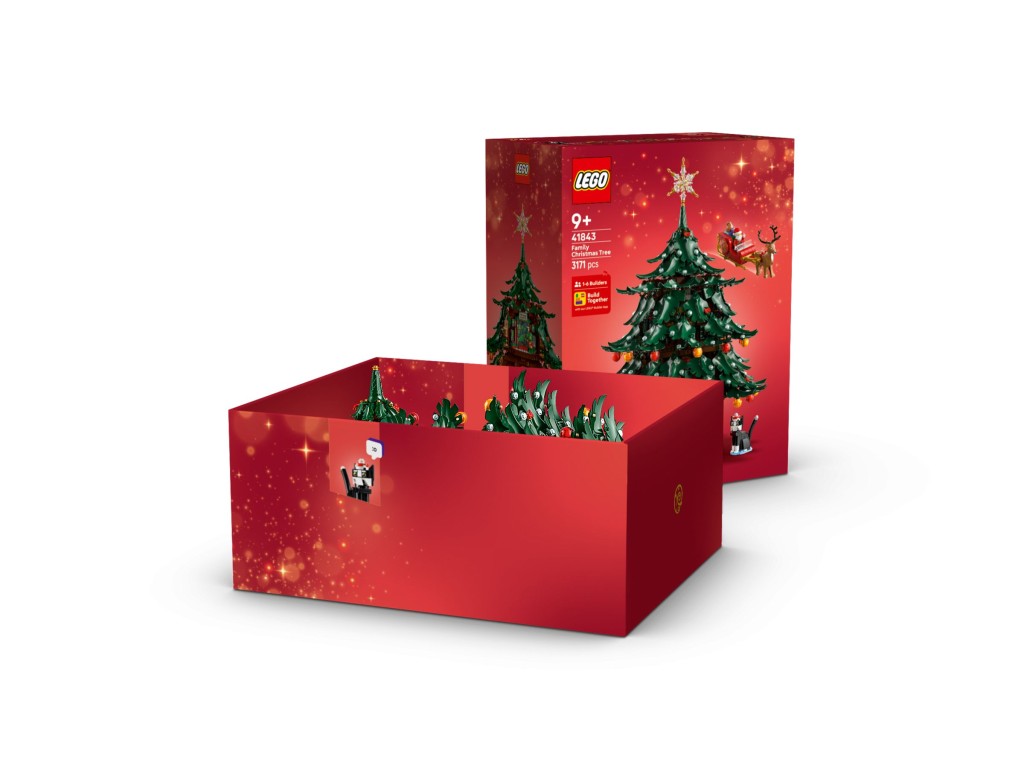 41843 LEGO Украшение рождественской елки всей семьей