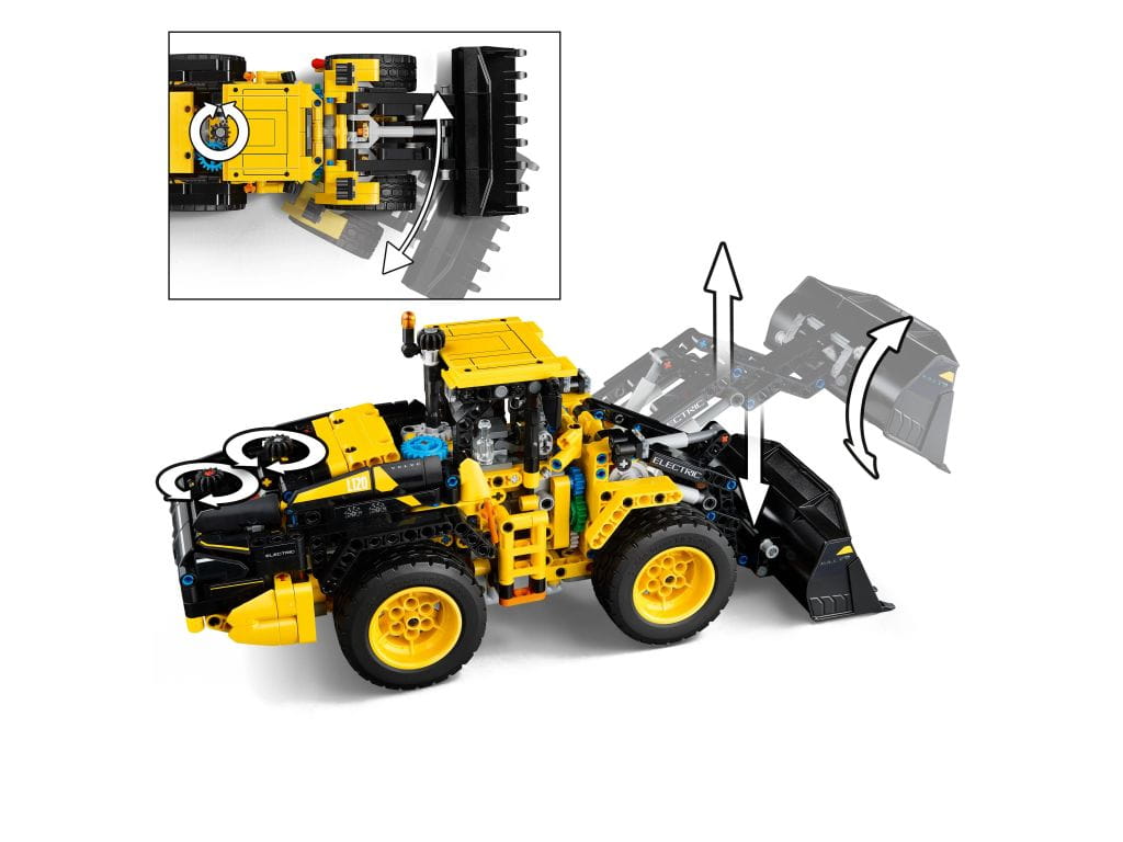 42209 LEGO Technic Электрический колесный погрузчик Volvo L120