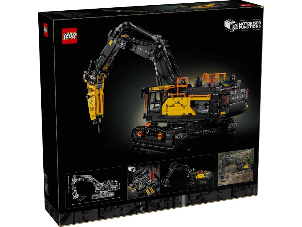 42215 LEGO Technic Гибридный экскаватор Volvo EC500