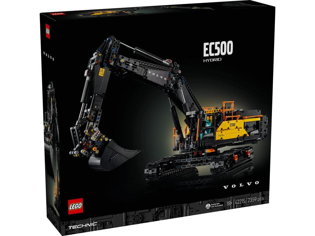 42215 LEGO Technic Гибридный экскаватор Volvo EC500
