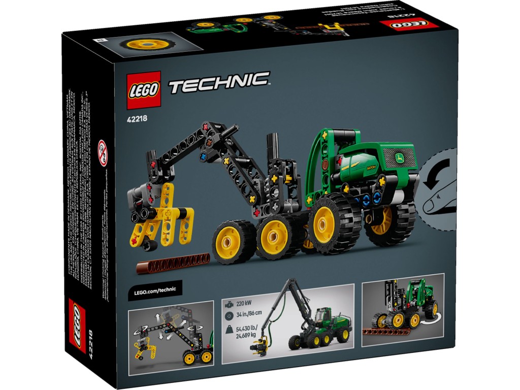 42218 LEGO Technic Колесный комбайн John Deere 1470H