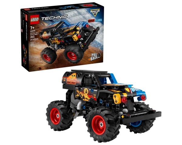 42219 LEGO Technic Monster Jam Grave Digger Огонь и лед