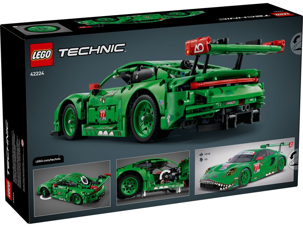 42224 LEGO Technic Гоночный автомобиль Porsche 911 GT3 R AO Rexy
