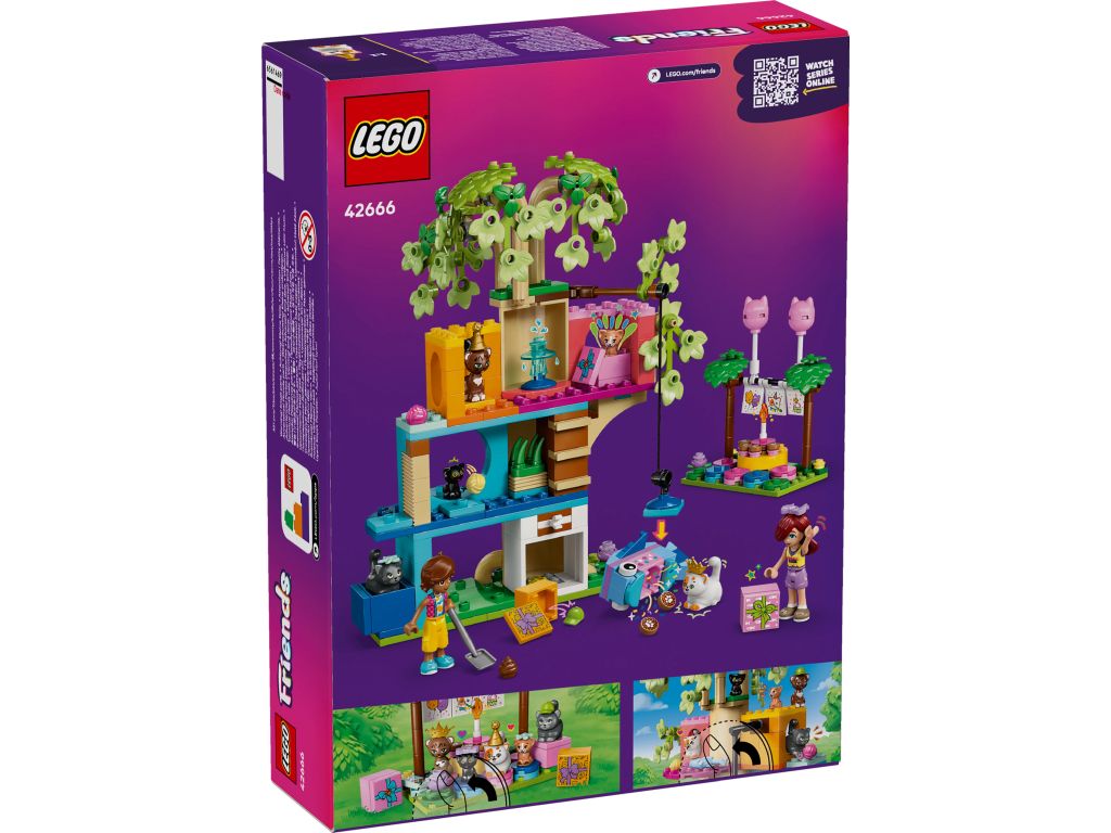 42666 LEGO Friends День рождения кота и дом на дереве