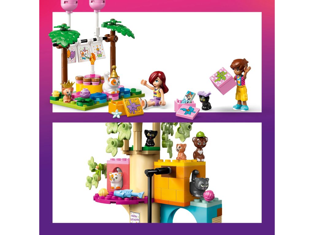 42666 LEGO Friends День рождения кота и дом на дереве