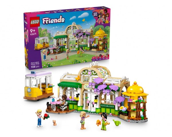 42671 LEGO Friends Кофейня с растениями и цветочный магазин