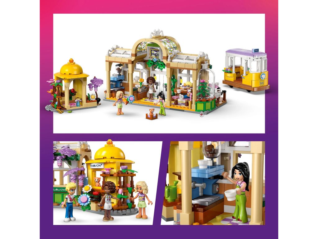 42671 LEGO Friends Кофейня с растениями и цветочный магазин
