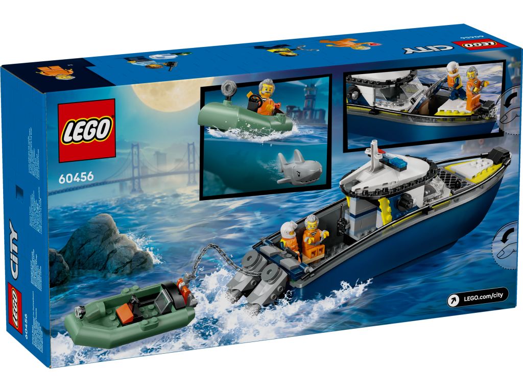 60456 LEGO City Полицейская погоня на лодке