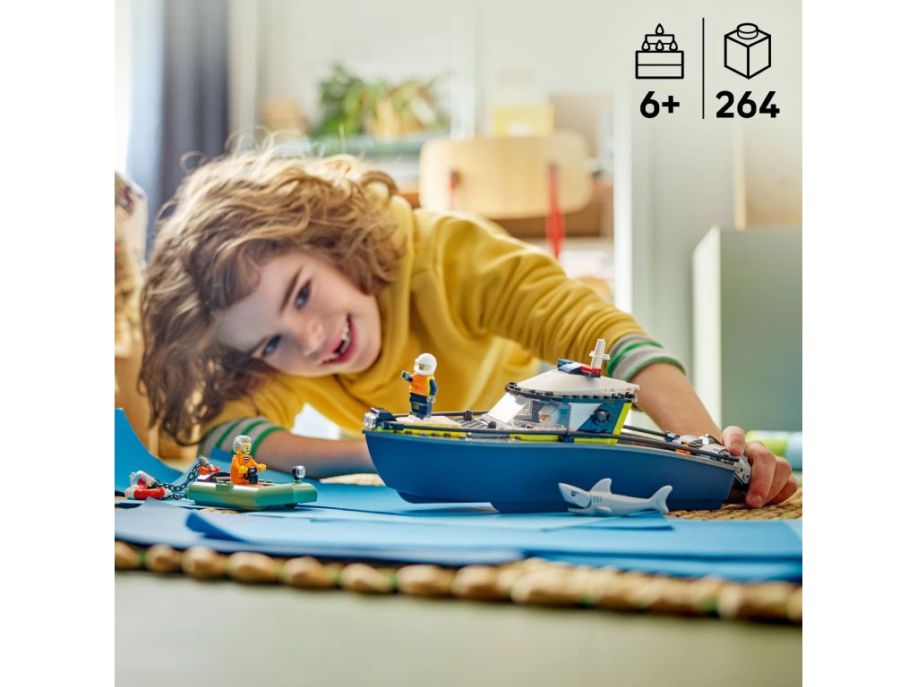 60456 LEGO City Полицейская погоня на лодке