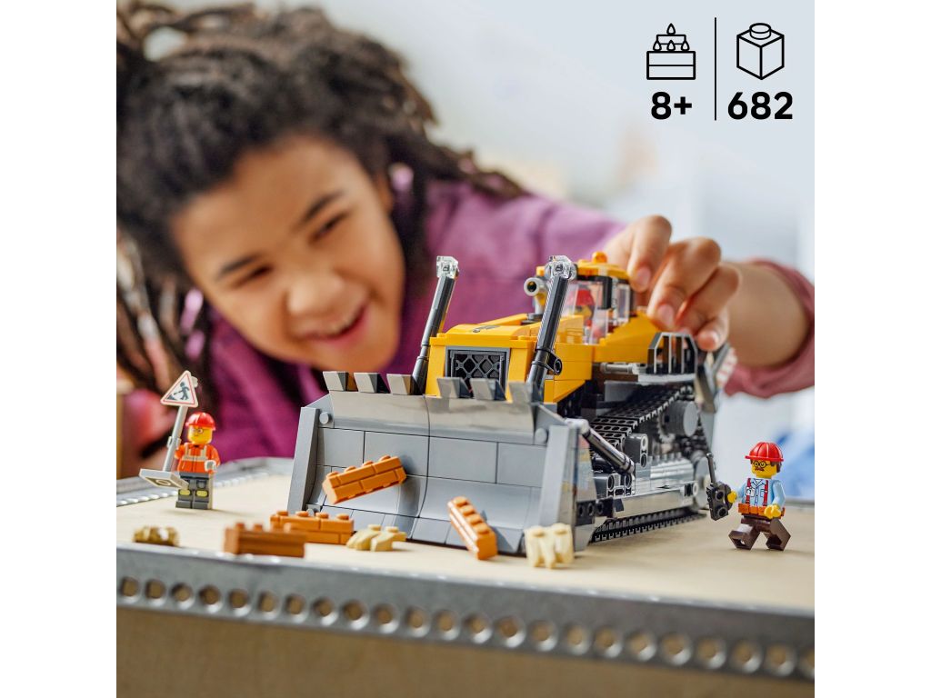 60466 LEGO City Желтый бульдозер