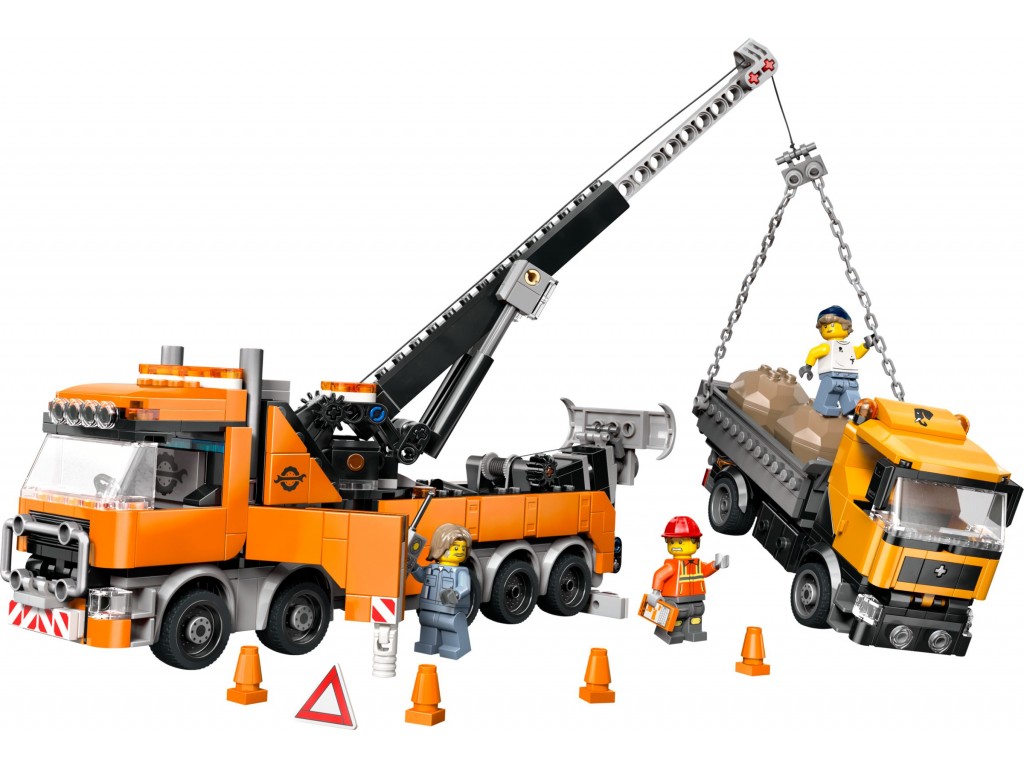 60467 LEGO City Тяжелый эвакуатор с краном