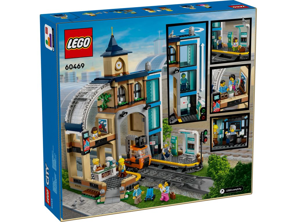 60469 LEGO City Центральный железнодорожный вокзал