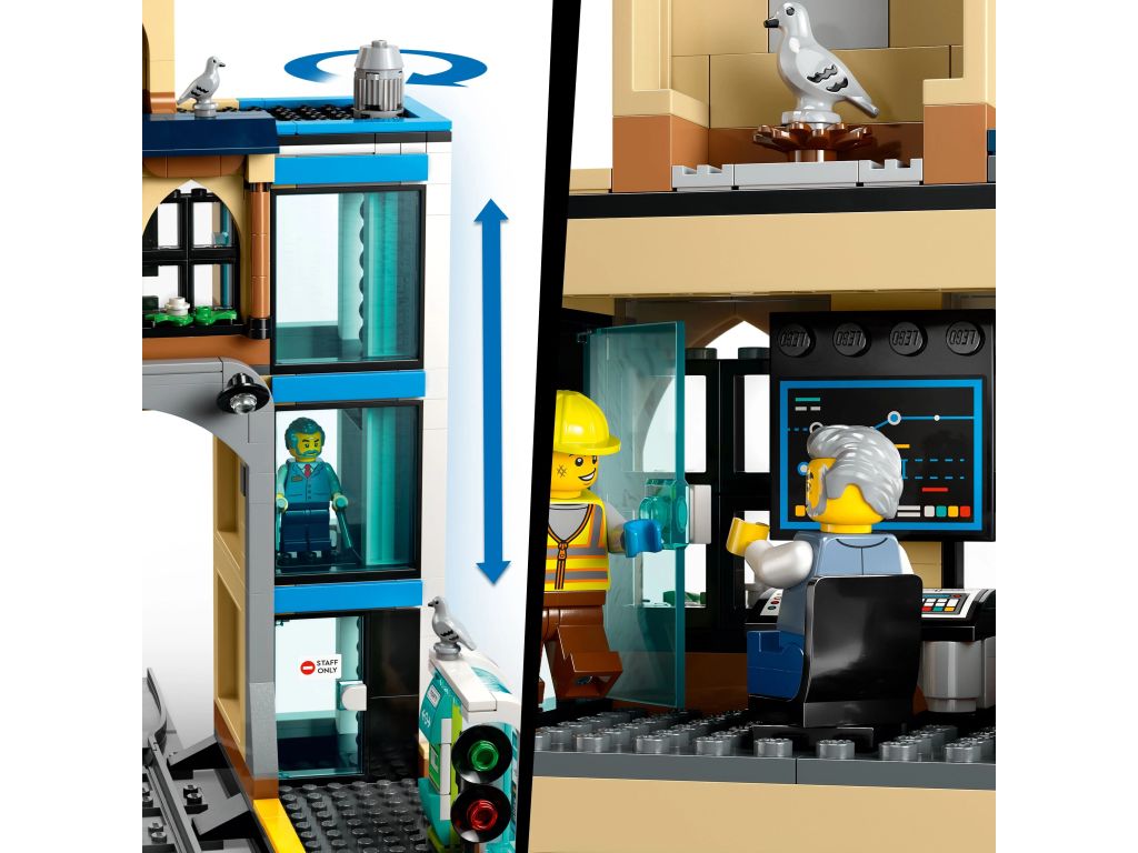 60469 LEGO City Центральный железнодорожный вокзал
