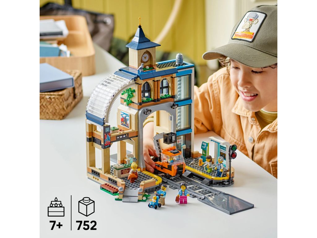 60469 LEGO City Центральный железнодорожный вокзал