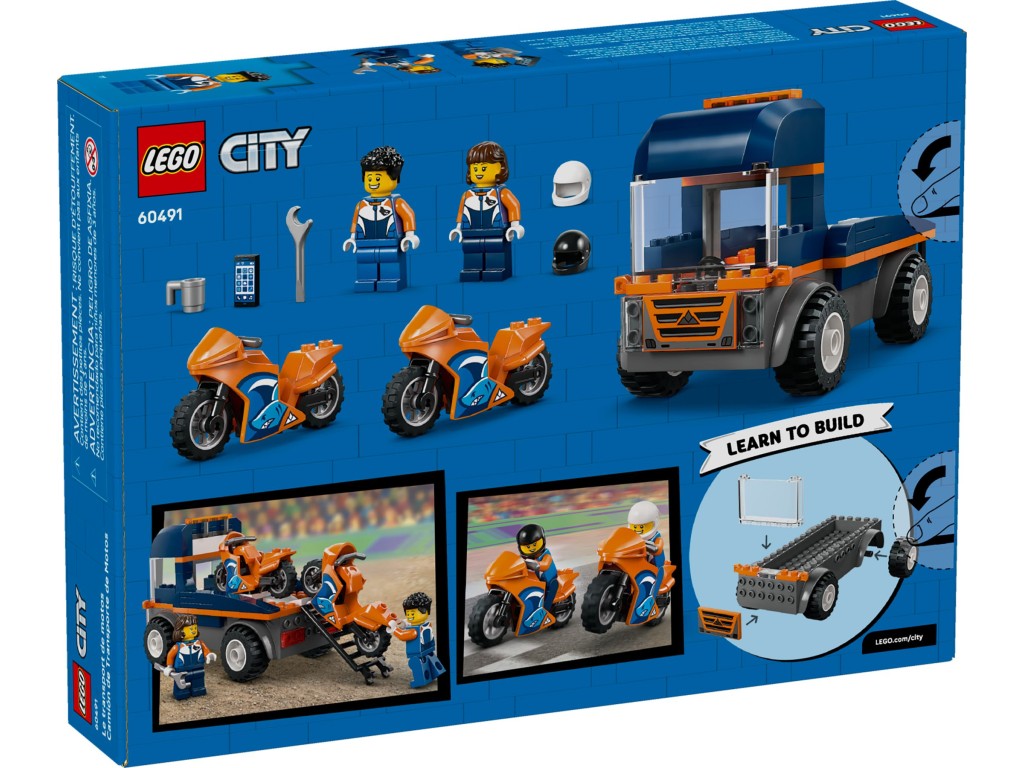 60491 LEGO City Мотоциклетный транспортер