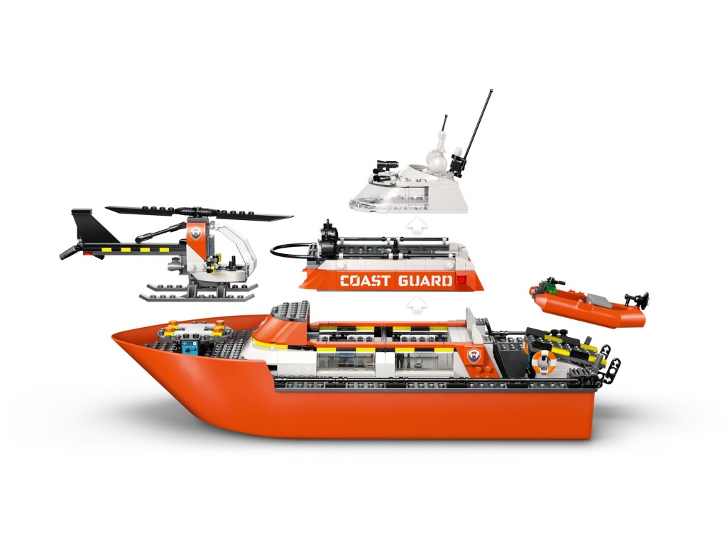 60504 LEGO City Спасательный катер и вертолет береговой охраны