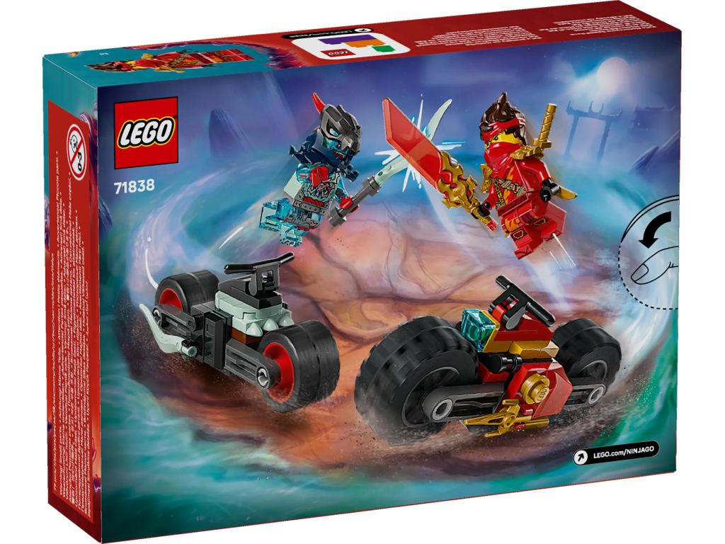 71838 LEGO Ninjago Скоростная гонка на мотоцикле Кая
