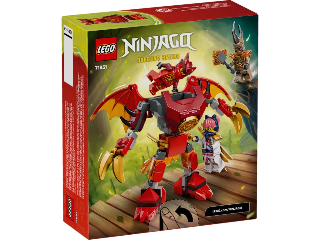 71851 LEGO Ninjago Боевой набор «Дракон Кая»