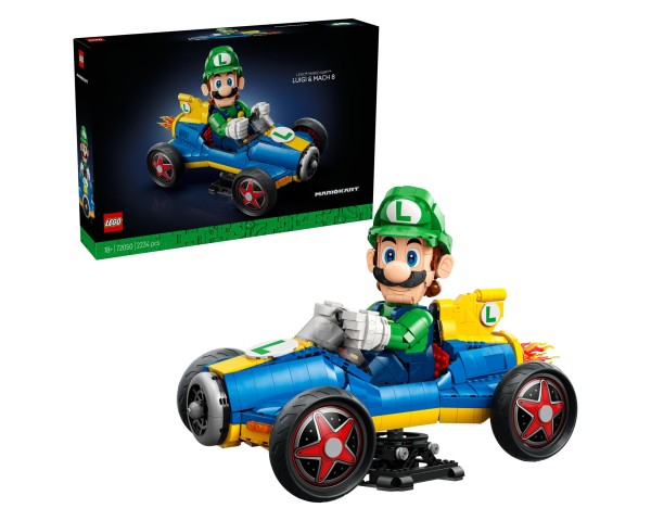 72050 LEGO Super Mario Kart Луиджи и Mach 8