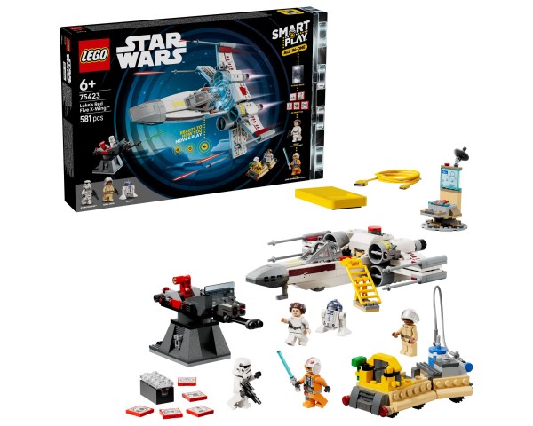 75423 LEGO Star Wars SMART Play Истребитель Red Five X-Wing Люка Скайуокера