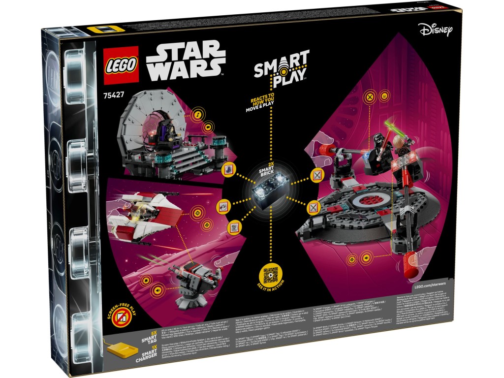 75427 LEGO Star Wars SMART Play Дуэль в тронном зале и истребитель A-wing