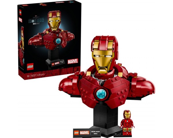 76327 Lego Marvel Бюст Железного Человека MK4