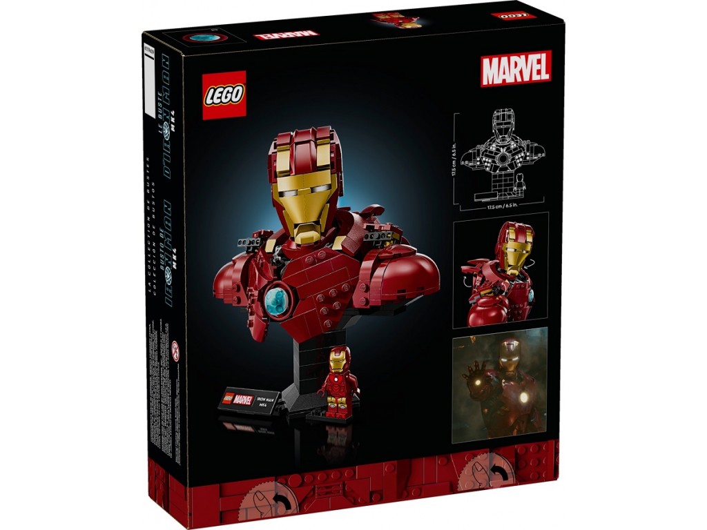 76327 Lego Marvel Бюст Железного Человека MK4